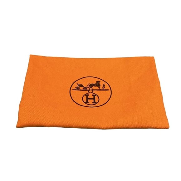 HERMES Amelie Orange Taurillon Clemence Square D Shoulder Bag 553--073125 - Picture 13 of 13